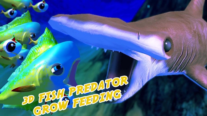 3D FISH PREDATOR GROW FEEDING