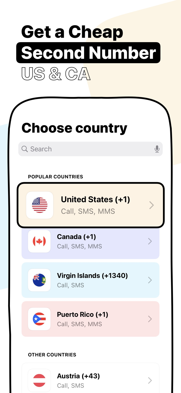 Text ON Call Now Second Phone