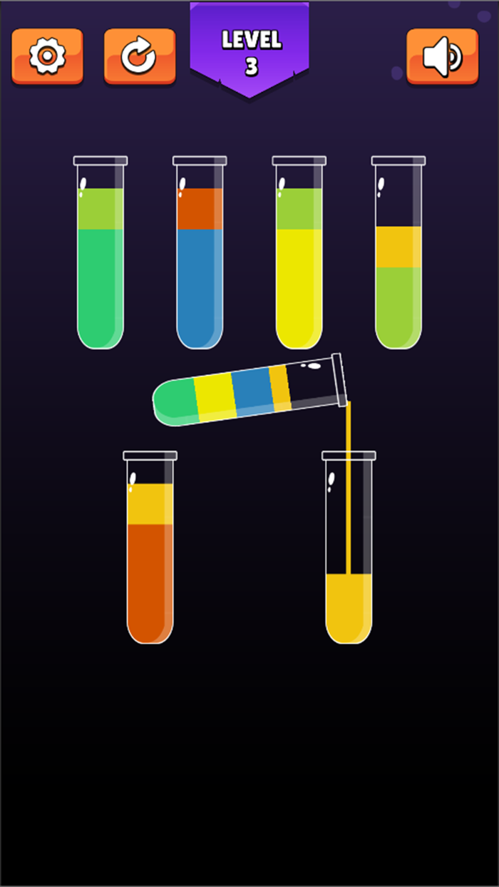 Color Water 2D Sort Puzzle