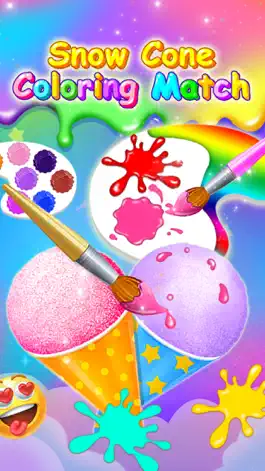 Game screenshot Snow Cone Coloring Match mod apk