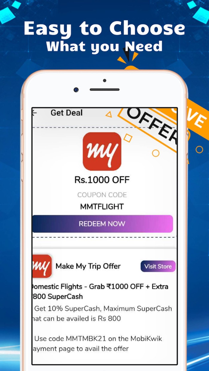 Cashback coupons and deals