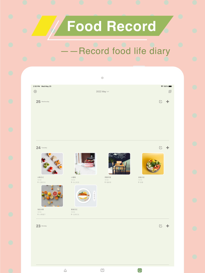 Daily Dish - Food Journal