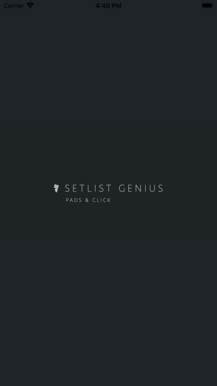 Setlist Genius - Pads & Click