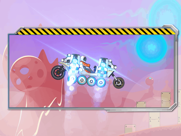 暴爽疯狂赛车-太空车