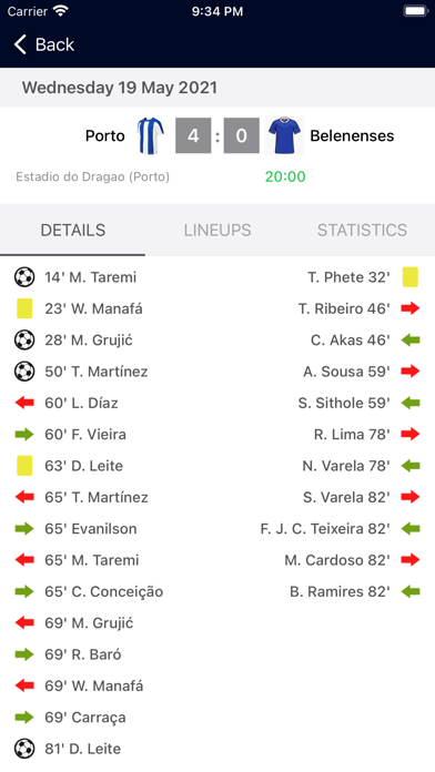 Live Scores for Liga Portugal screenshot 3