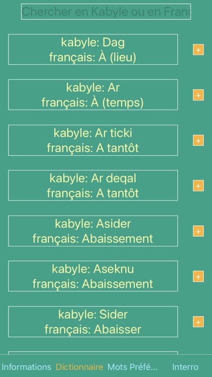 Dictionnaire Kabyle-Français