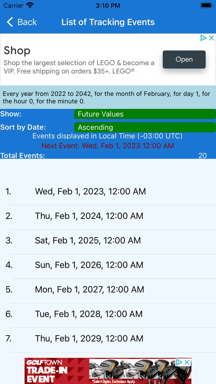 Event Tracker - LITE