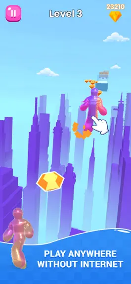 Game screenshot Jelly Runner Man - Bubble Hero apk