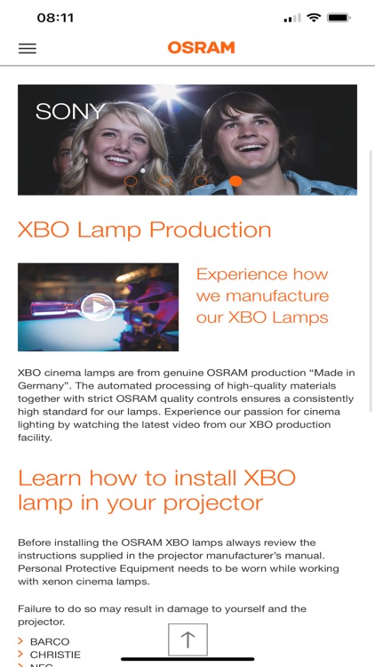 OSRAM XBO Service App screenshot-3