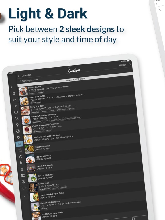 CookBook - Recipe Manager App iPad app afbeelding 9