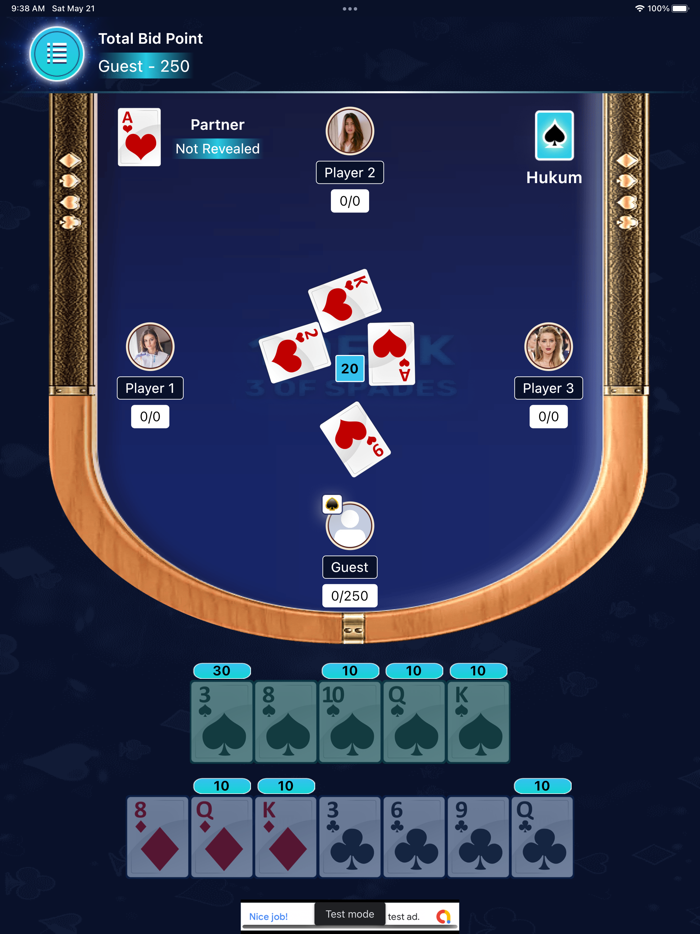 3 of Spades GameKali Ni Tidi