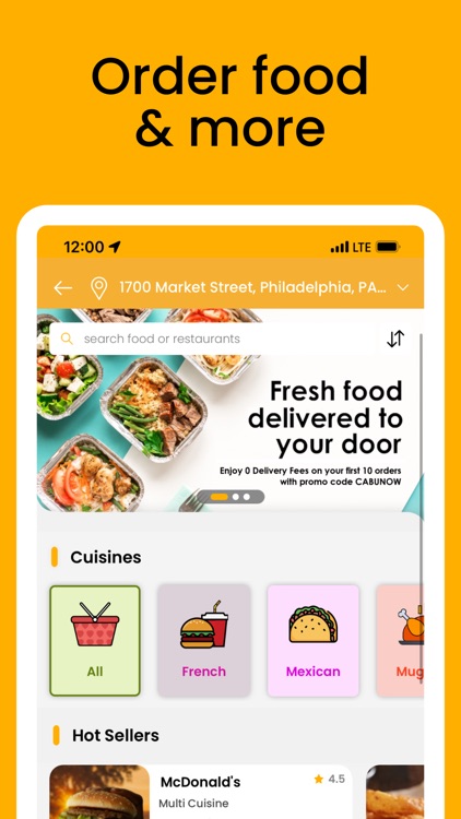 Cabu - Get rides, food & more screenshot-3