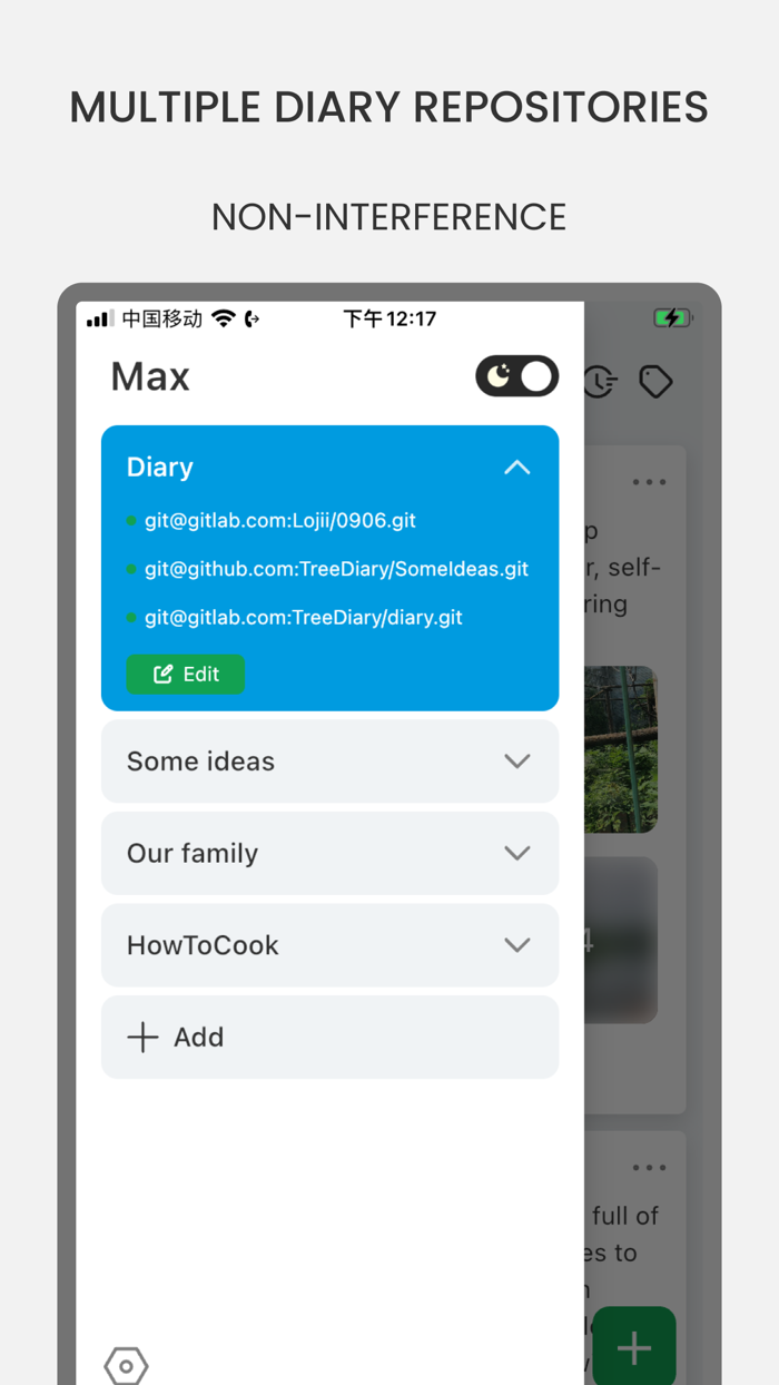 TreeDiary - GitNoteTeamDiary