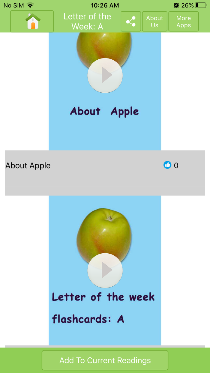 Letter of the Week Lite