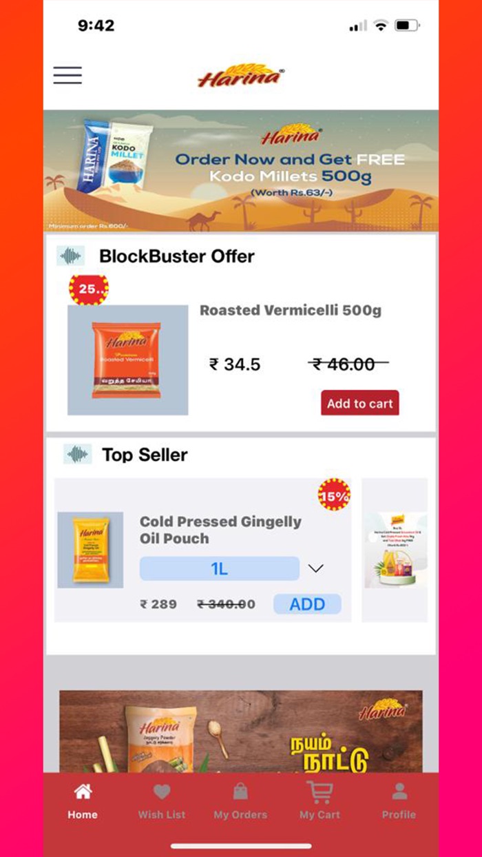 Harina Foods Grocery shopping