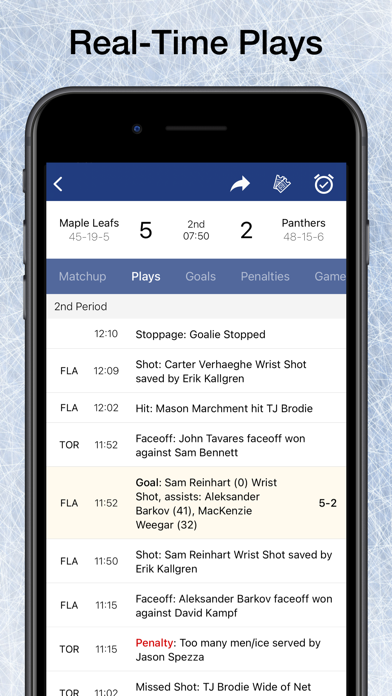Scores App: For NHL Hockey screenshot 2