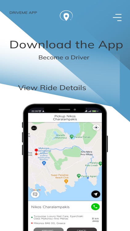 DriveMeApp Driver