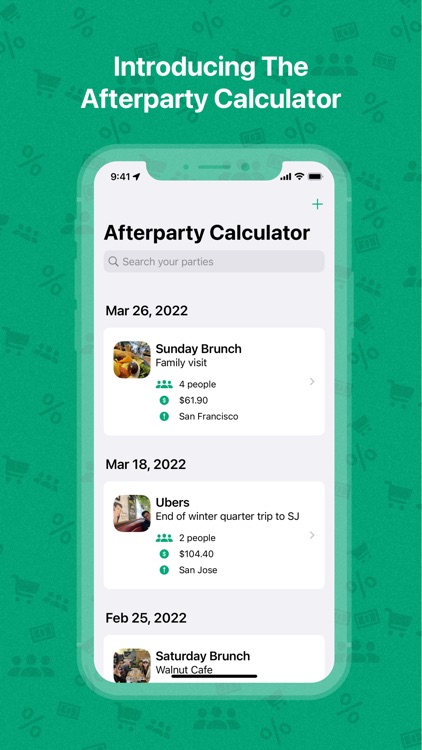 The Afterparty Calculator