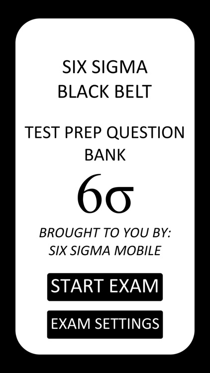 Six Sigma Black Belt Test Prep