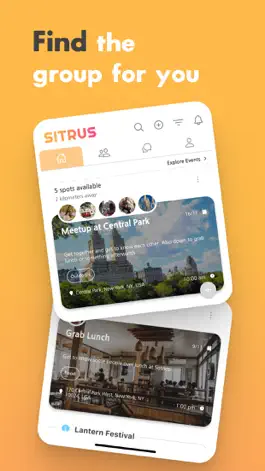 Game screenshot Sitrus Meets – Groups & Events mod apk