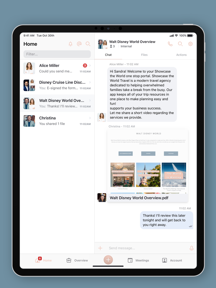 STW Travel Client Portal