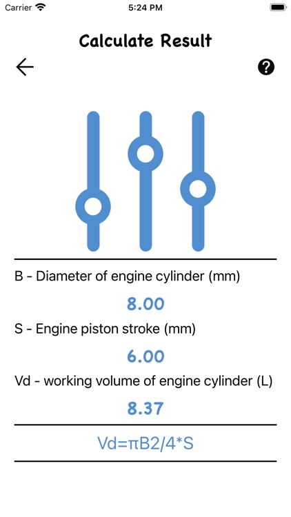 Working Volume Cylinder