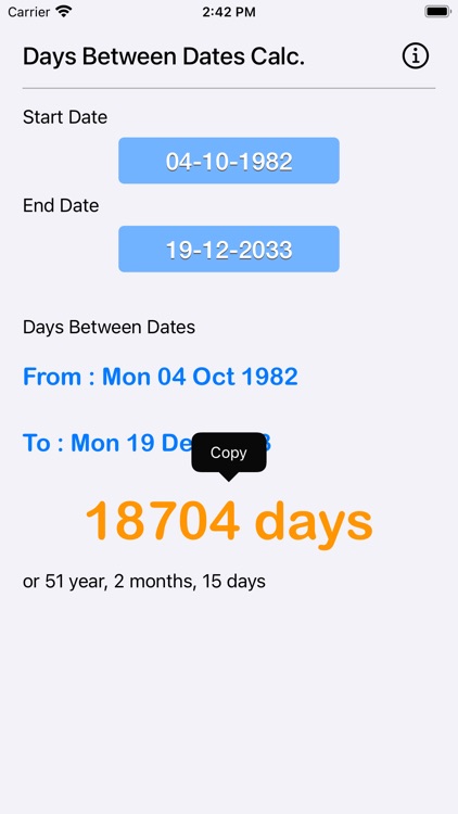 Days Between Dates Calculator screenshot-5