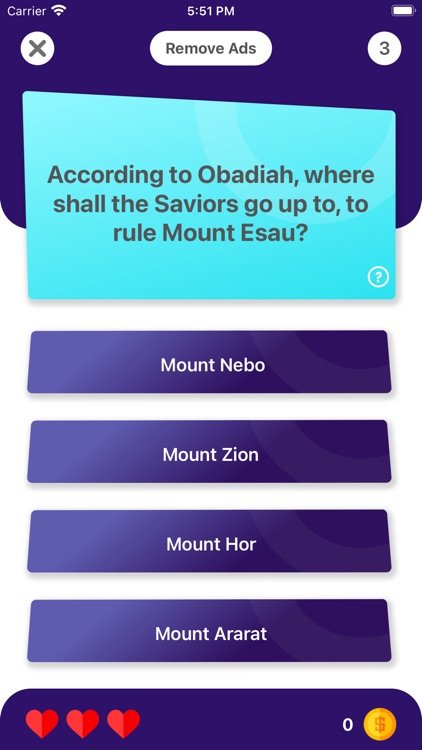 Bible Quiz Trivia Game App