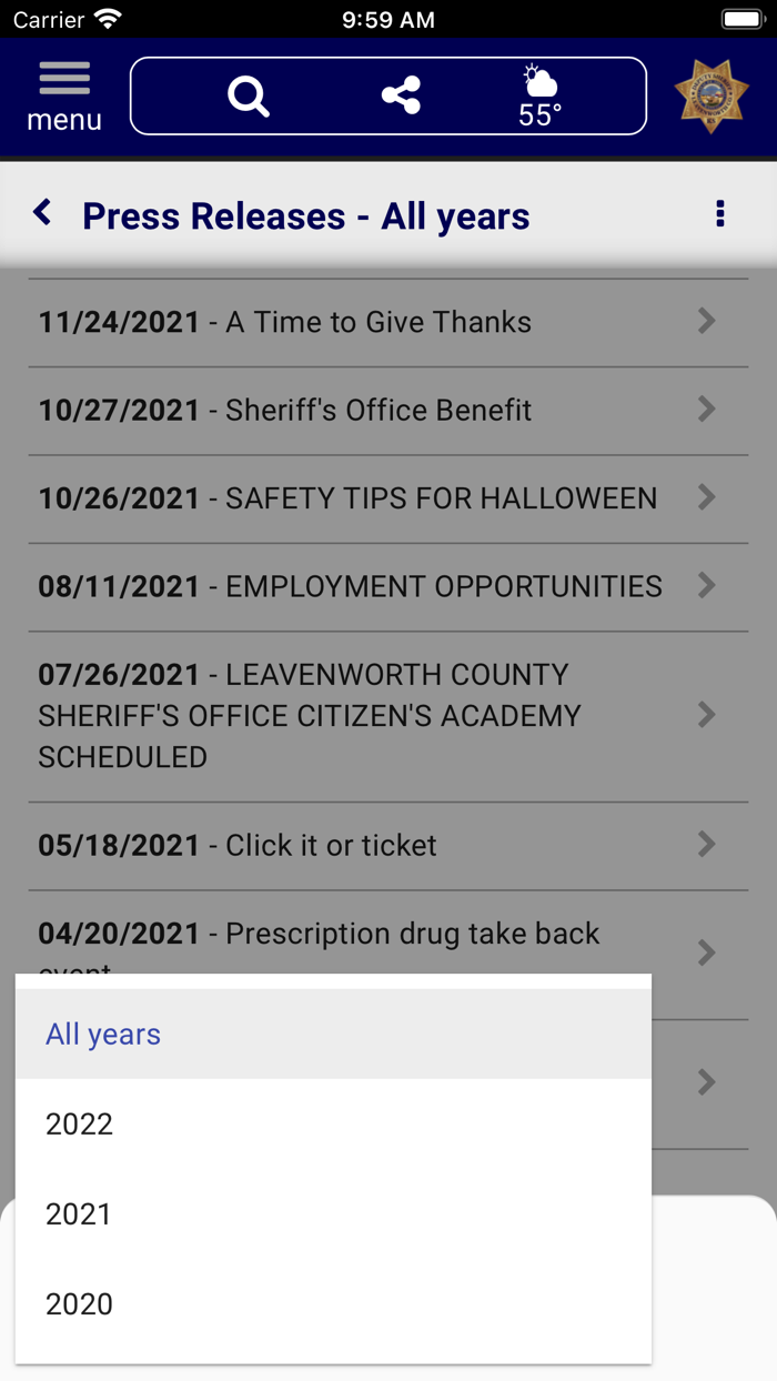 Leavenworth County KS Sheriff