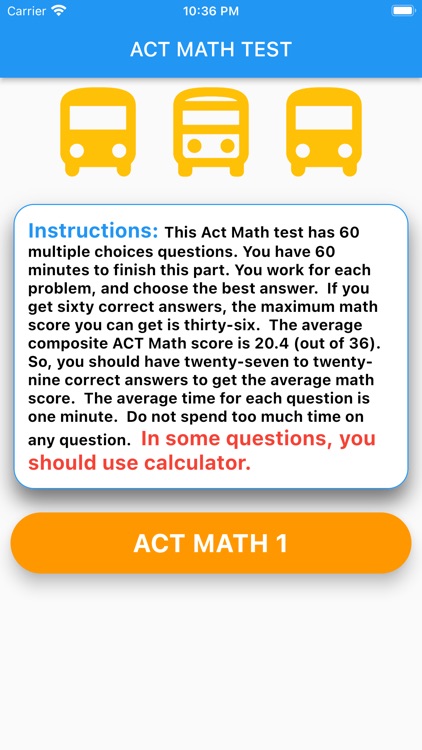 Act Math Test