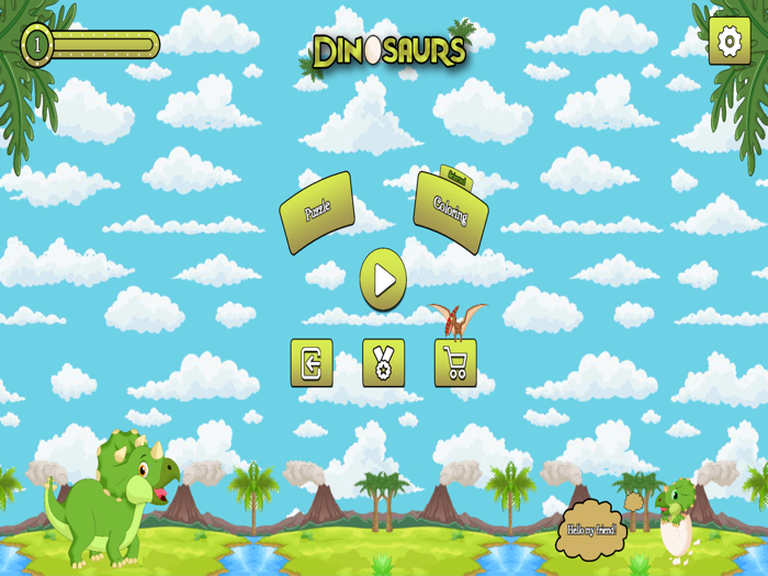 Dinosaurs Puzzle Games
