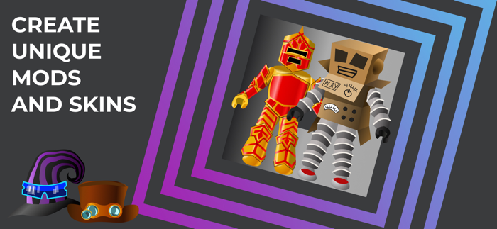 Skins and mods for Roblox