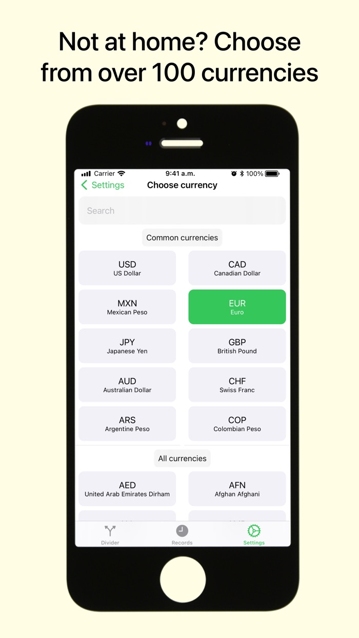 Bill Divider Split the bill