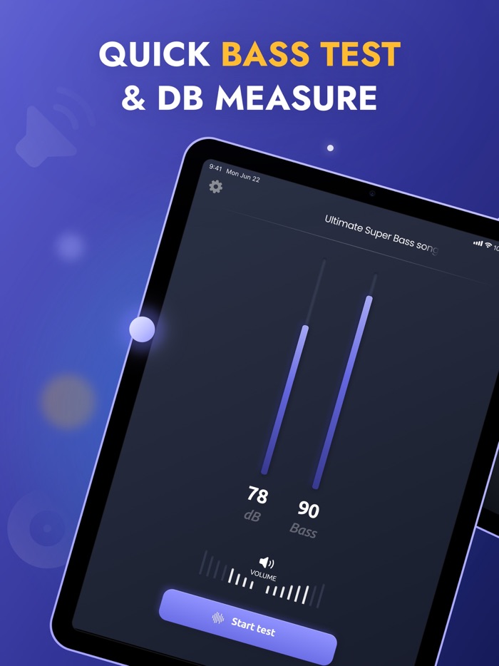 Bass  dB Analyzer Sound Test