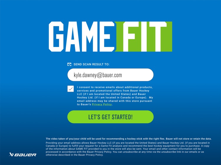 Bauer Game Fit - Stick