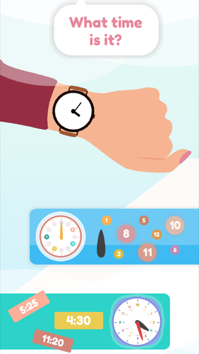Screenshot 1 of Clock For Kids & Toddler App