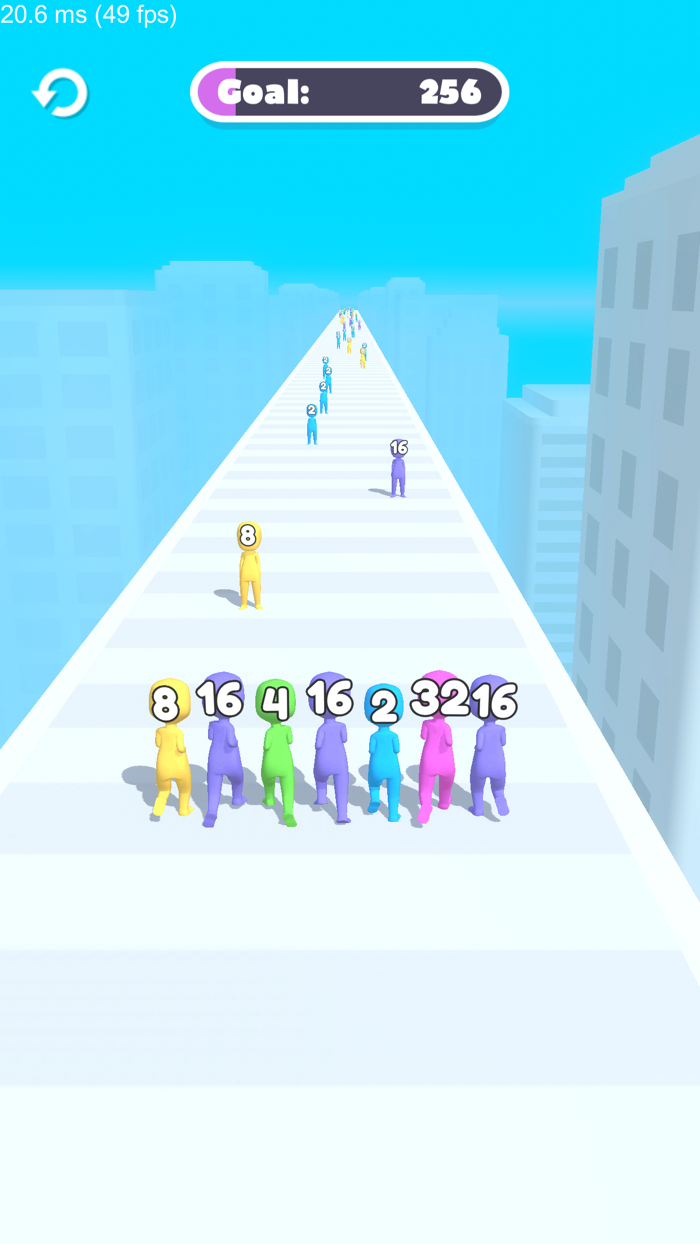 2048 Crowd Runner