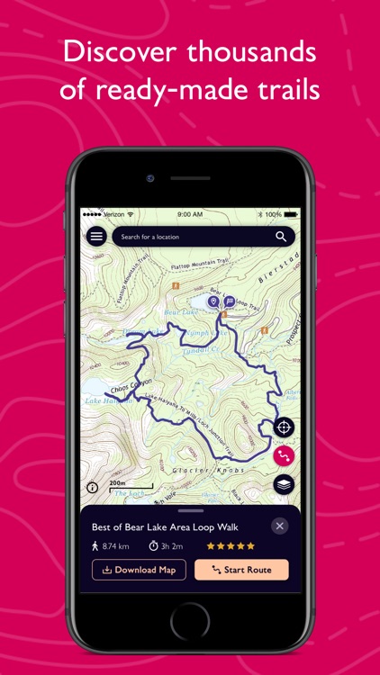 OS Maps: Hiking & Bike Trails