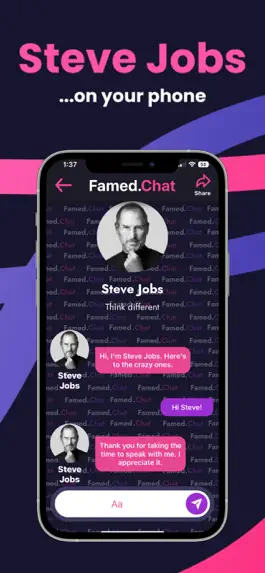 Game screenshot Famed.Chat: AI Celebrity Chat hack