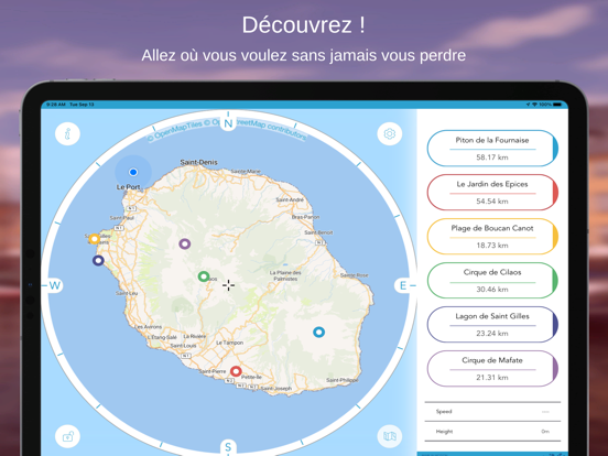 La Réunion : Carte Offline La Réunion : Carte Offline