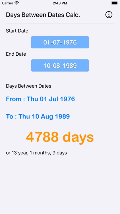 Days Between Dates Calculator screenshot-9