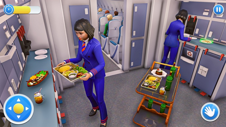 Flying Airplane Flight Hostess screenshot-4