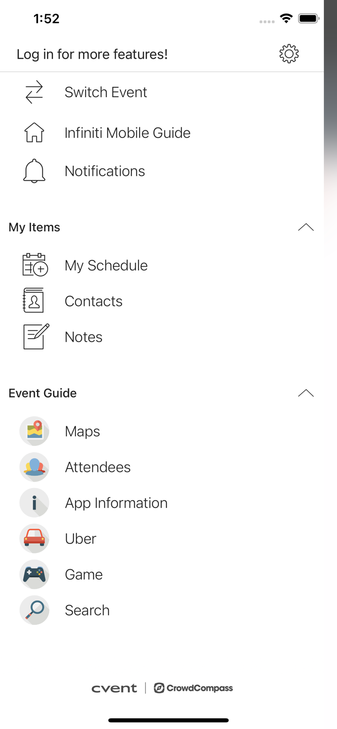 INFINITI Meetings  Events
