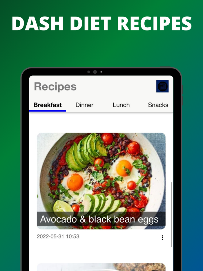 Dash Diet Recipes App