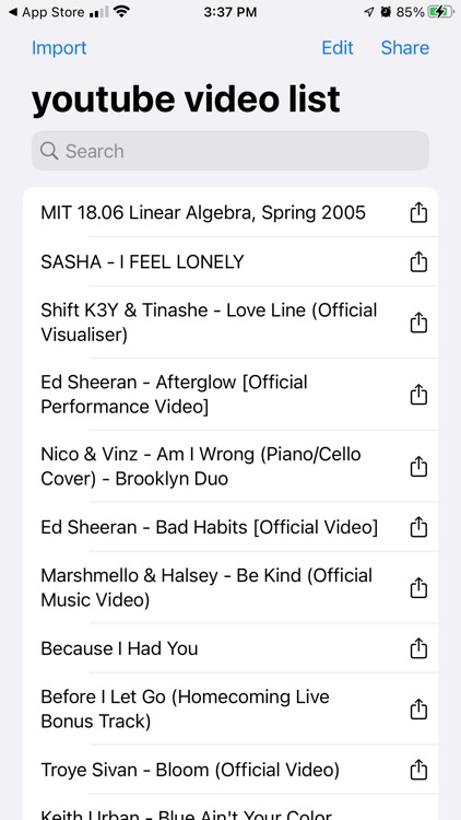 yt-list