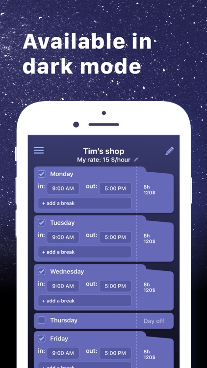 Work Hours & Pay Calculator screenshot-6