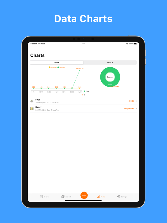 iWealth - Expenses Tracker App