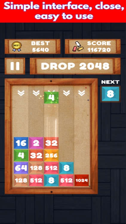 Drop 2048 - Merge Block Puzzle screenshot-3