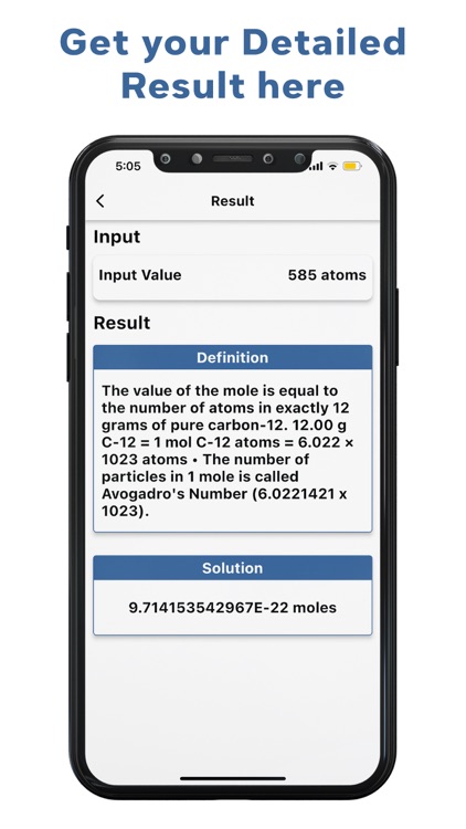 Atoms to Moles Calculator screenshot-3