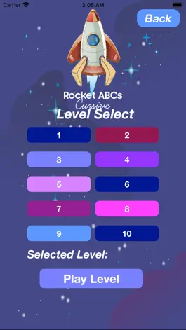 Game screenshot Rocket ABCs Cursive hack